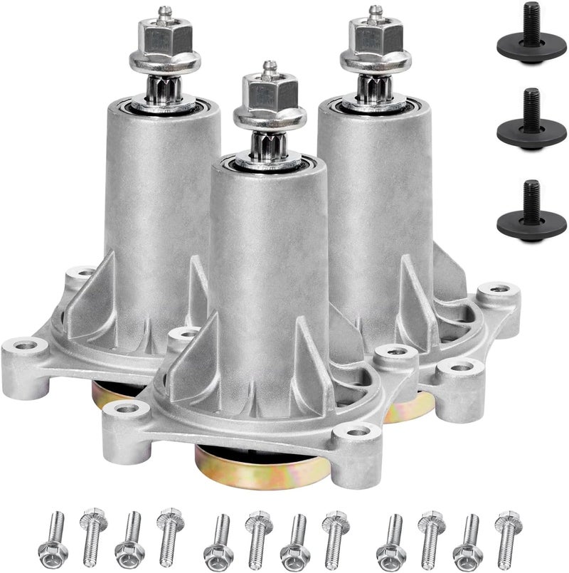 Antanker 187292 187281 587819701 532187281 587253301 Spindle Assembly Fit for yth22v46 Spindle for Husqvarna AYP Crafts Man 42" 46" 48" 54" Lawn Mower Deck(3 Pack) - Image 1